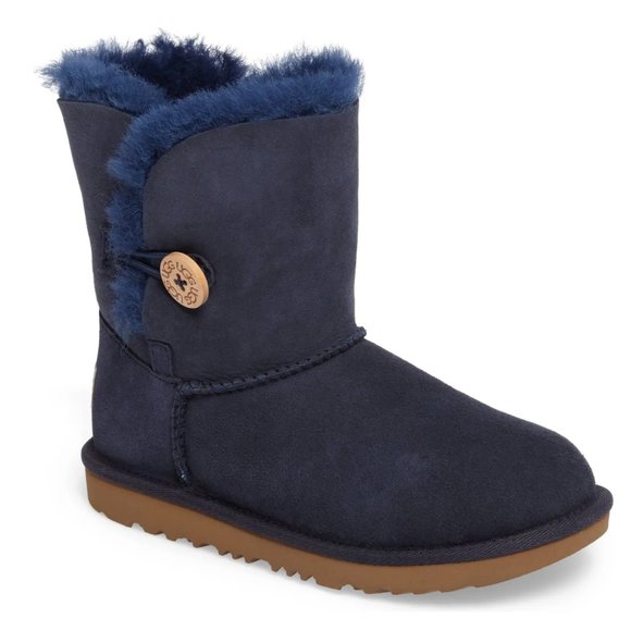 UGG Bailey Button Shearling Mid Boots sz 3 - Picture 1 of 13